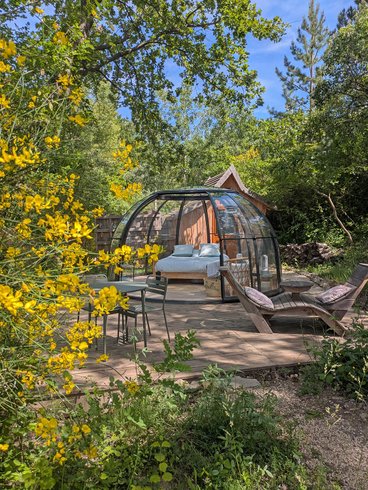 Bulle Olea : Dôme en Rhône-Alpes (Auvergne-Rhône-Alpes) – photo 6 sur 17
