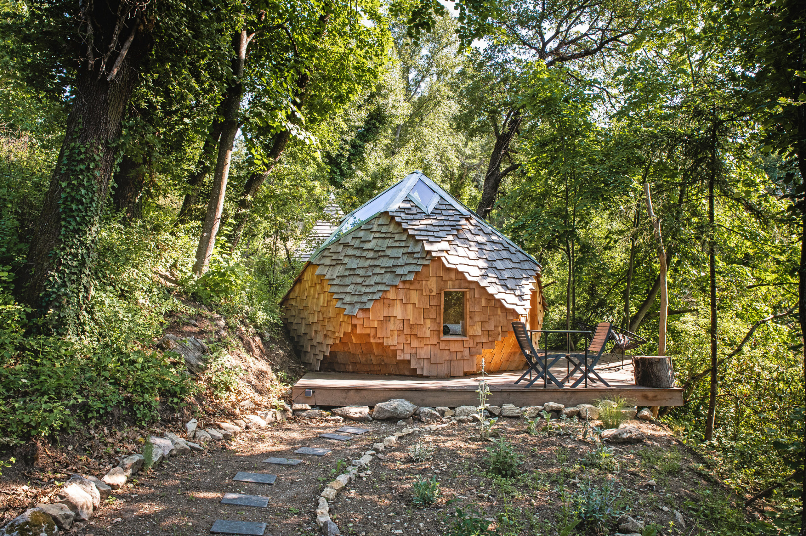 Bulles d'Olive – Zome Céleste (Nyons, Drôme) – bulle à Nyons, Drôme