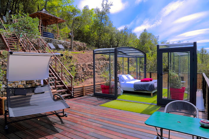 Cabanes & Bulles – Arche Capella (Saint-Sébastien-d'Aigrefeuille, Cévennes) – bulle à Saint-Sébastien-d'Aigrefeuille, Gard