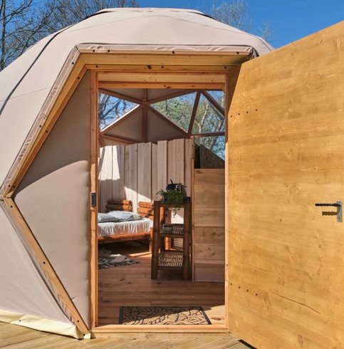 N°12 - Voyage Cosmique + SPA privatisable 1h inclus : Dôme en Pays de la Loire – cadre naturel Vendée