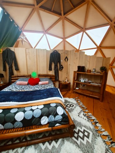 N°12 - Voyage Cosmique + SPA privatisable 1h inclus : Dôme en Pays de la Loire – photo 9 sur 17