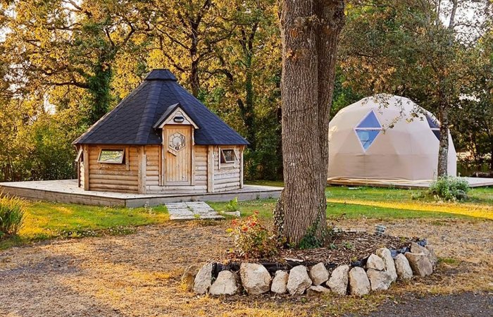 N°12 - Voyage Cosmique + SPA privatisable 1h inclus : Dôme en Pays de la Loire – photo 11 sur 17