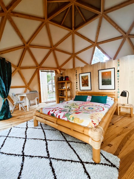 N°13 - Évasion Panoramique + SPA privatisable 1h inclus : Dôme en Pays de la Loire – vue extérieure