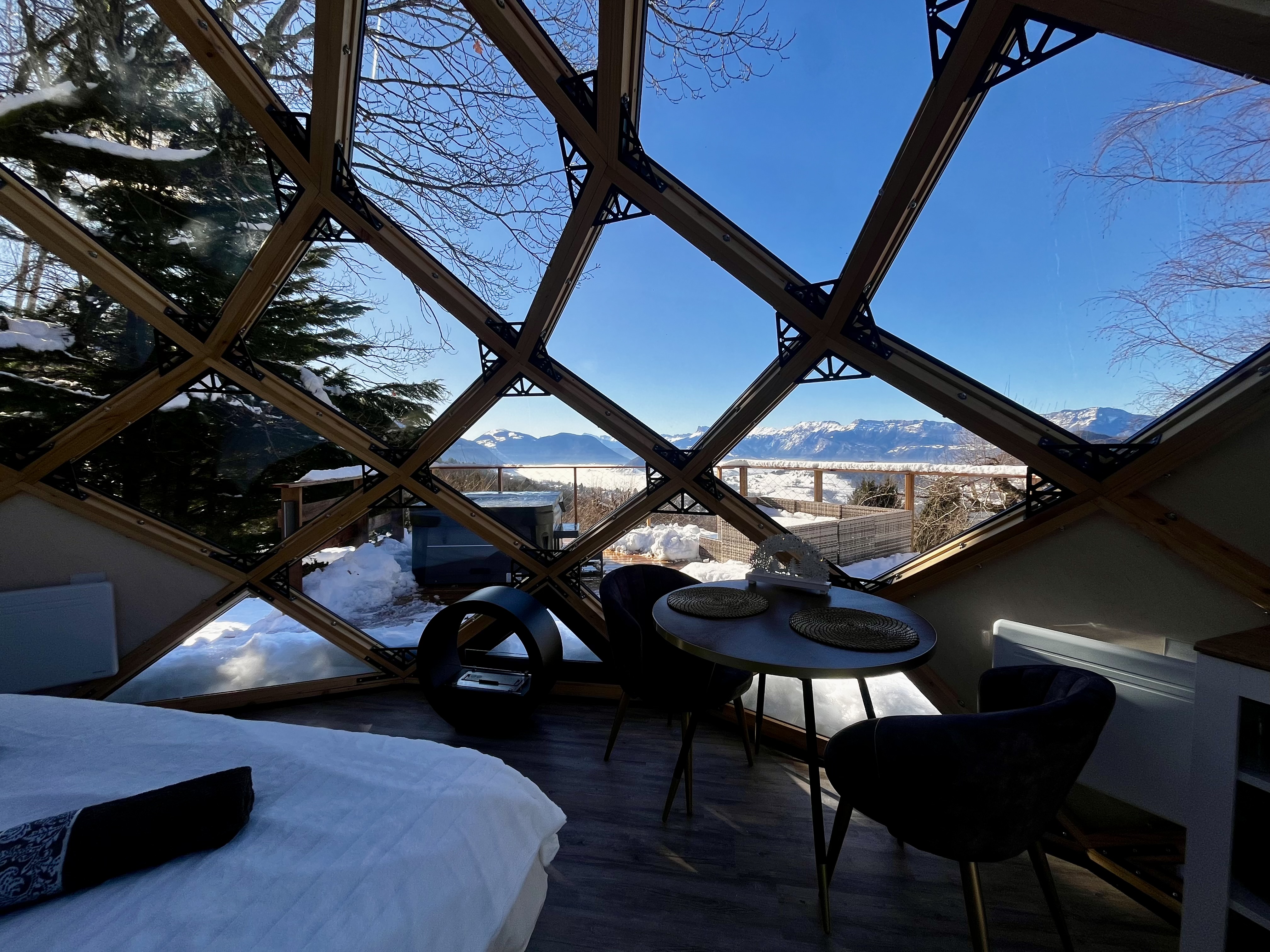 Chambre zome sous les étoiles à Saint-Martin-D'Uriage