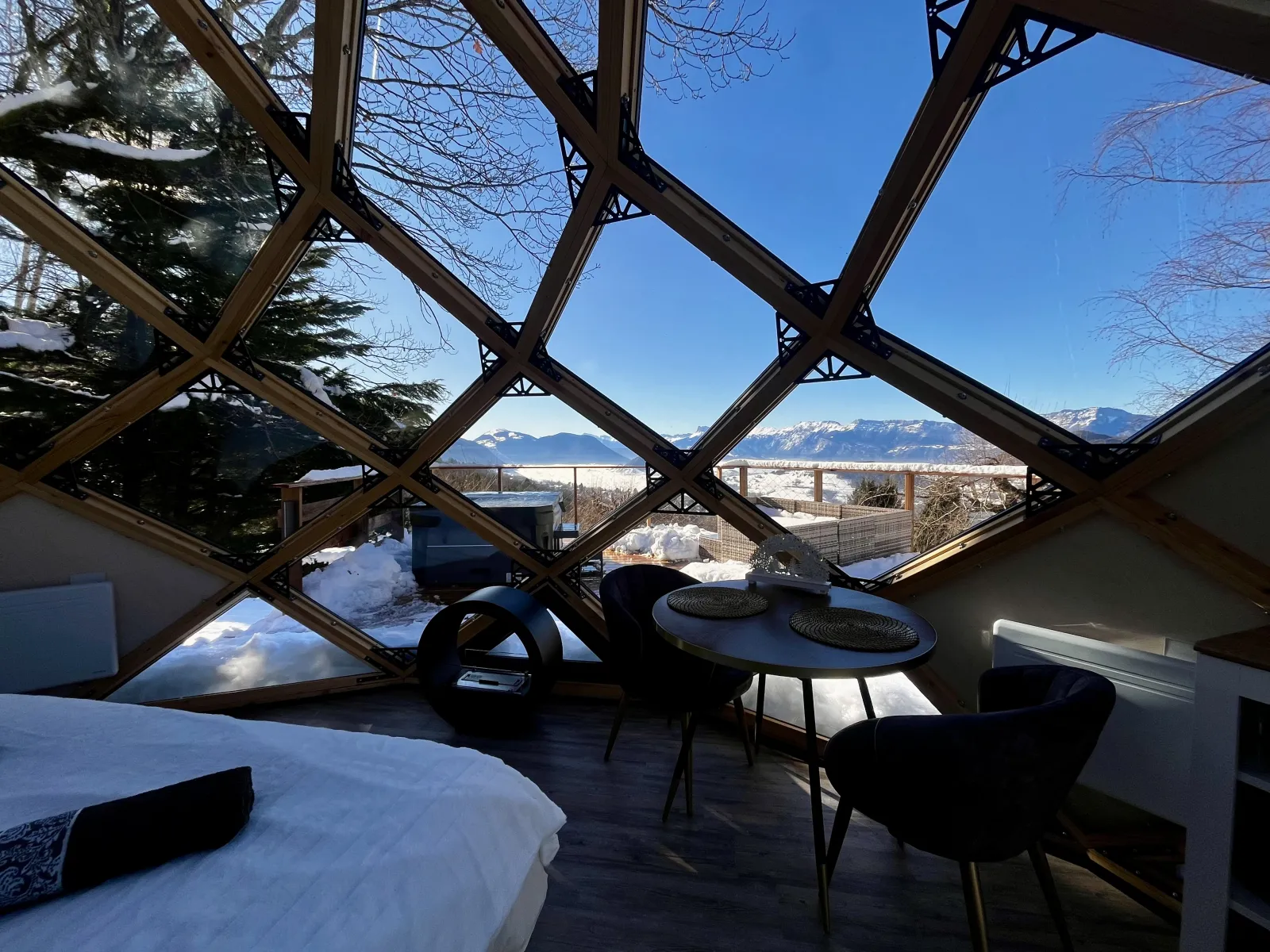 Chambre zome sous les étoiles à Saint-Martin-D'Uriage