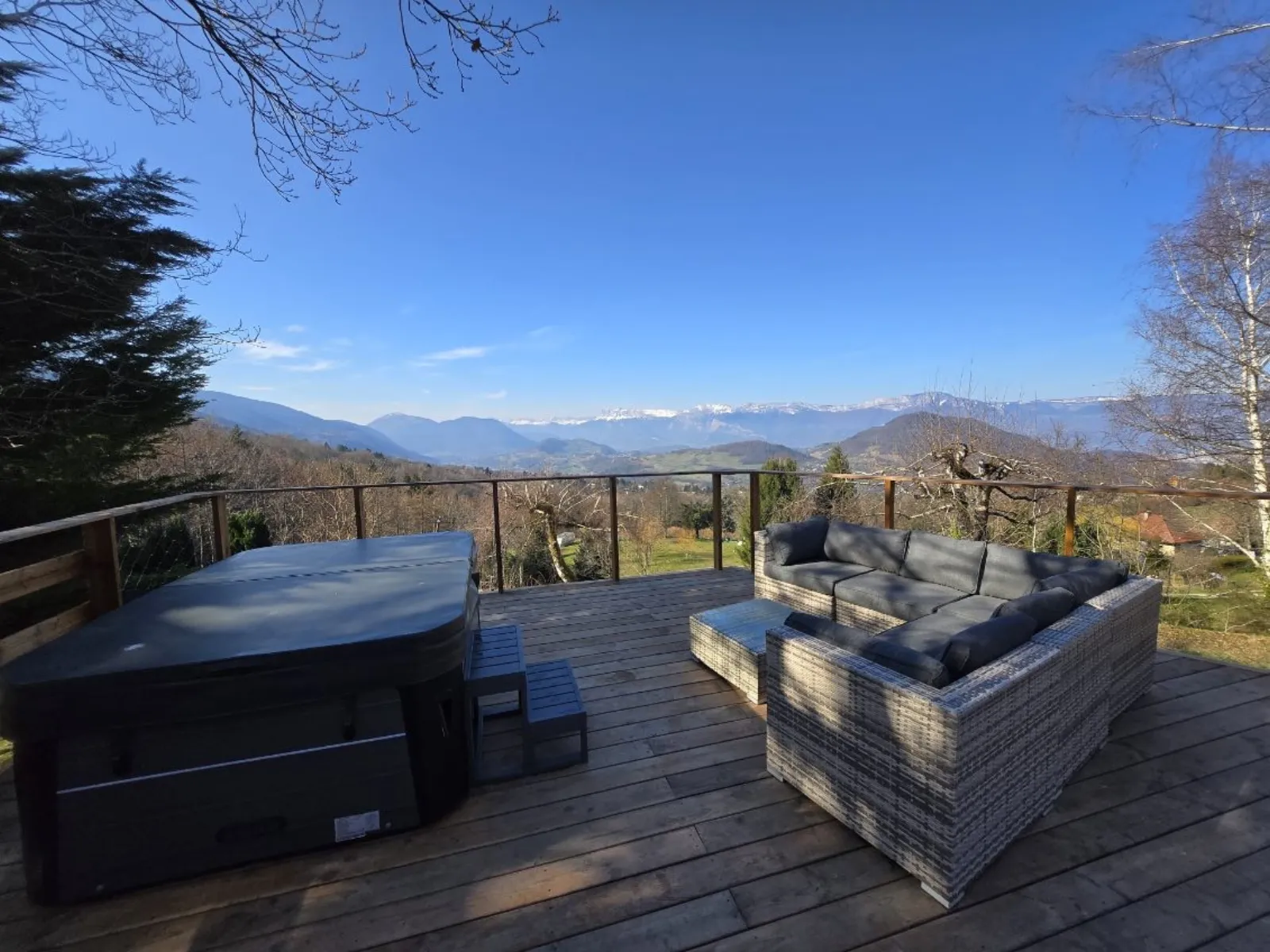 Zome jacuzzi et sauna privatif - photo 11 sur 15