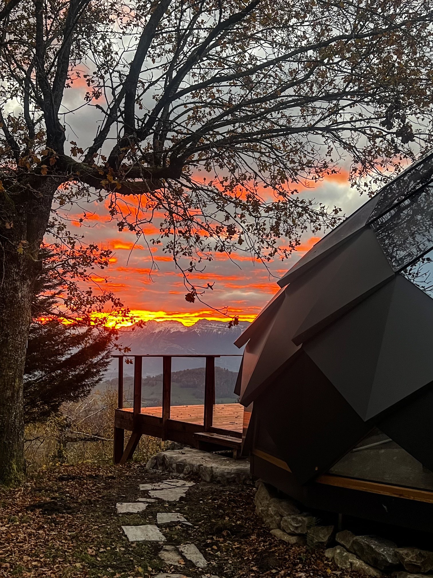 Zome jacuzzi et sauna privatif – photo 14 sur 15