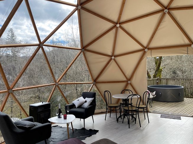 Dôme Spa dans les Arbres : Dôme en Auvergne (Auvergne-Rhône-Alpes) – photo 11 sur 23