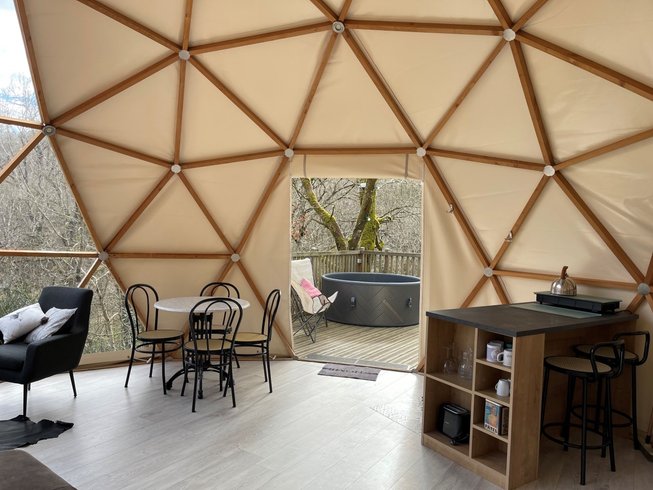 Dôme Spa dans les Arbres : Dôme en Auvergne (Auvergne-Rhône-Alpes) – photo 12 sur 23