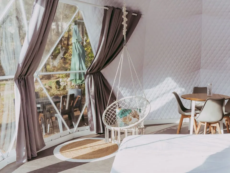 Glampingdome Cannelle - Dôme pour 4 au camping RCN (Castellane, Alpes-de-Haute-Provence) - photo 7 sur 8