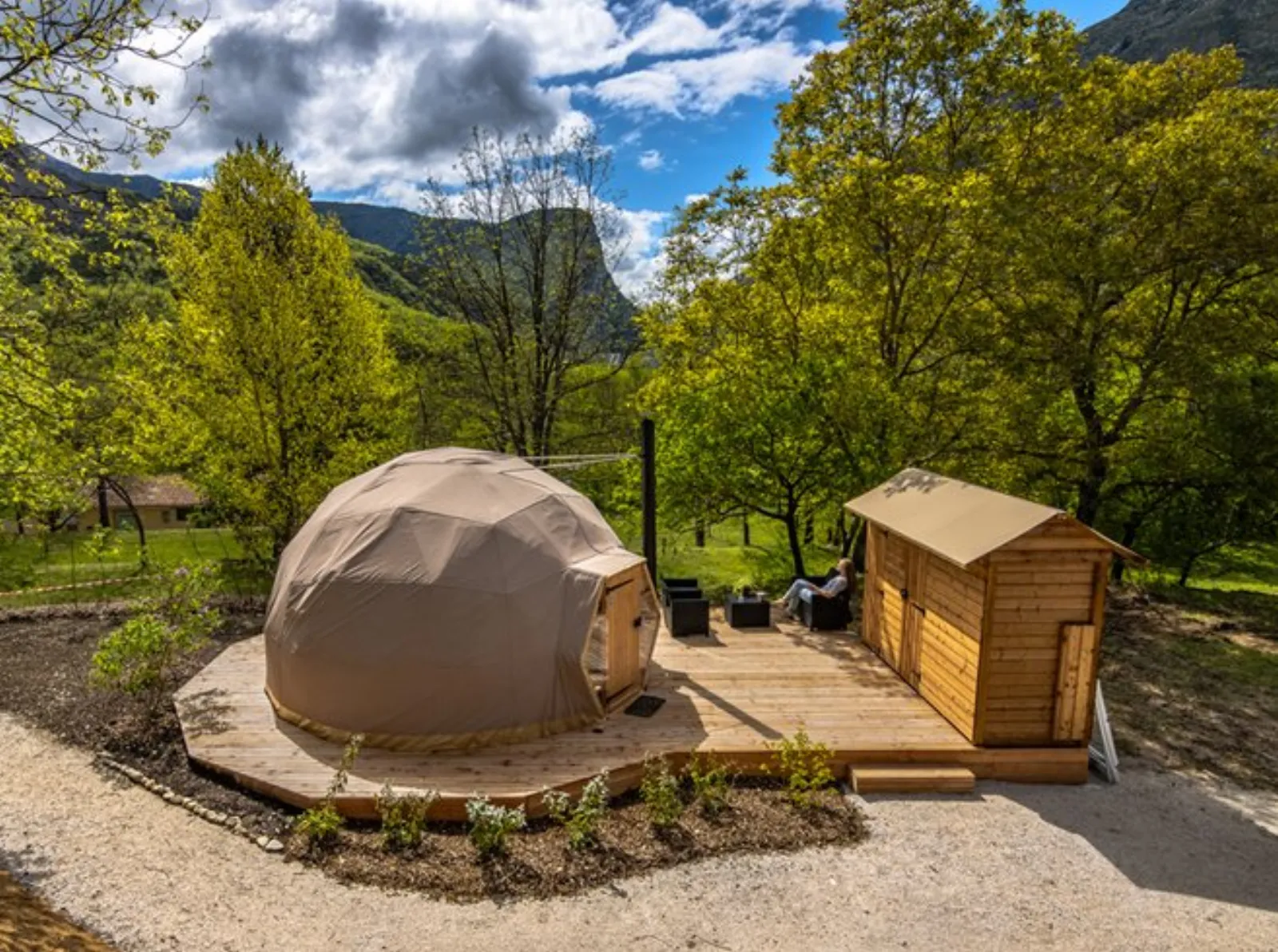 Équipements du dôme à Castellane