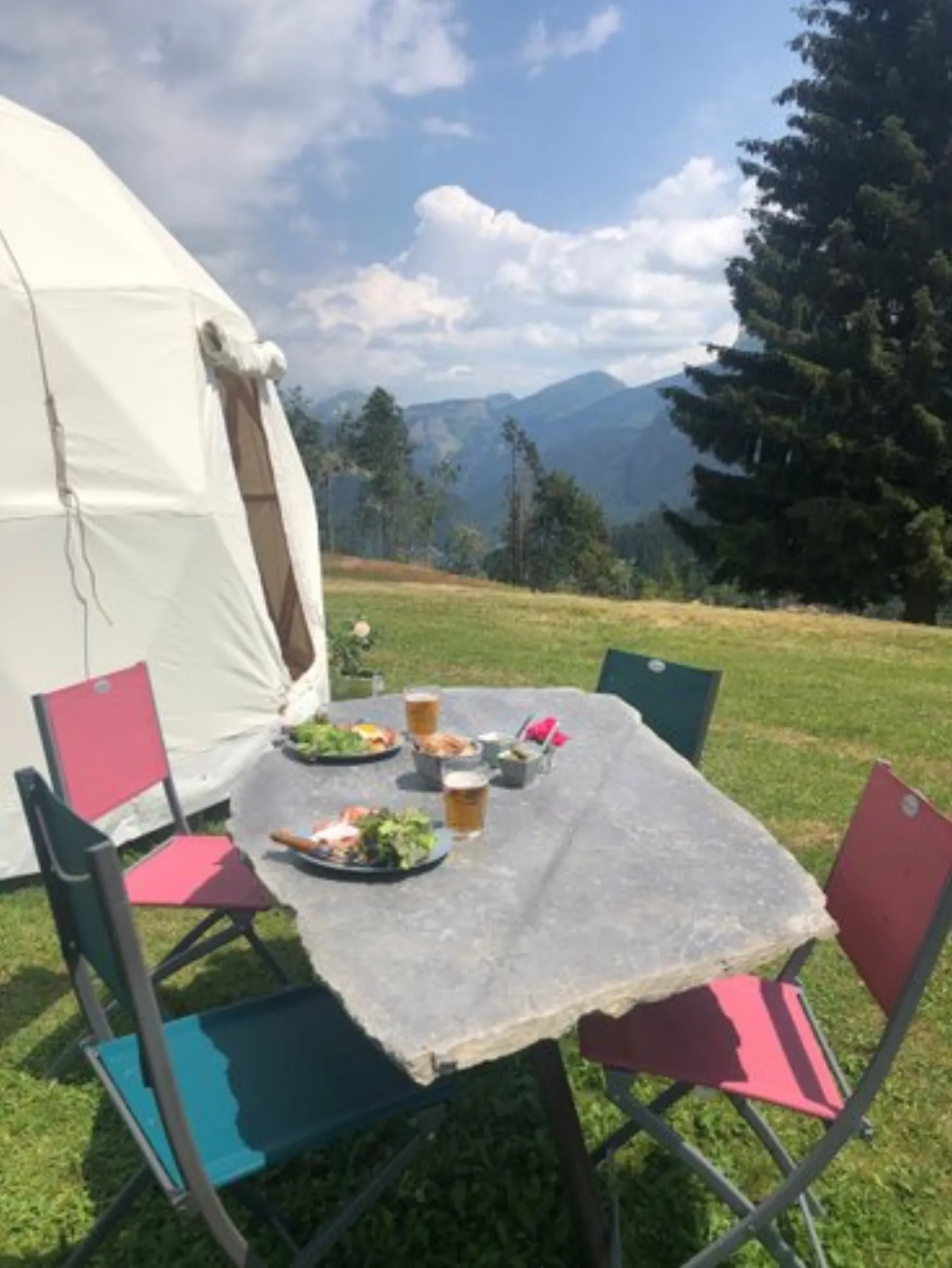 Chéry Dôme & Spa : Dôme en Rhône-Alpes (Auvergne-Rhône-Alpes) - cadre naturel Haute-Savoie