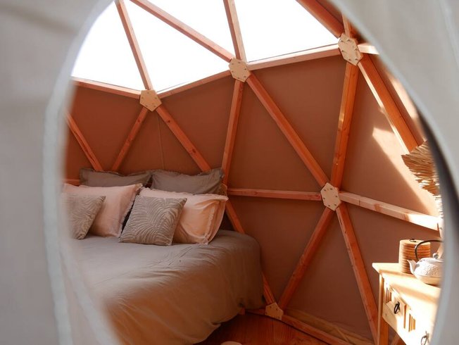 Chambre dôme sous les étoiles à Thiergeville