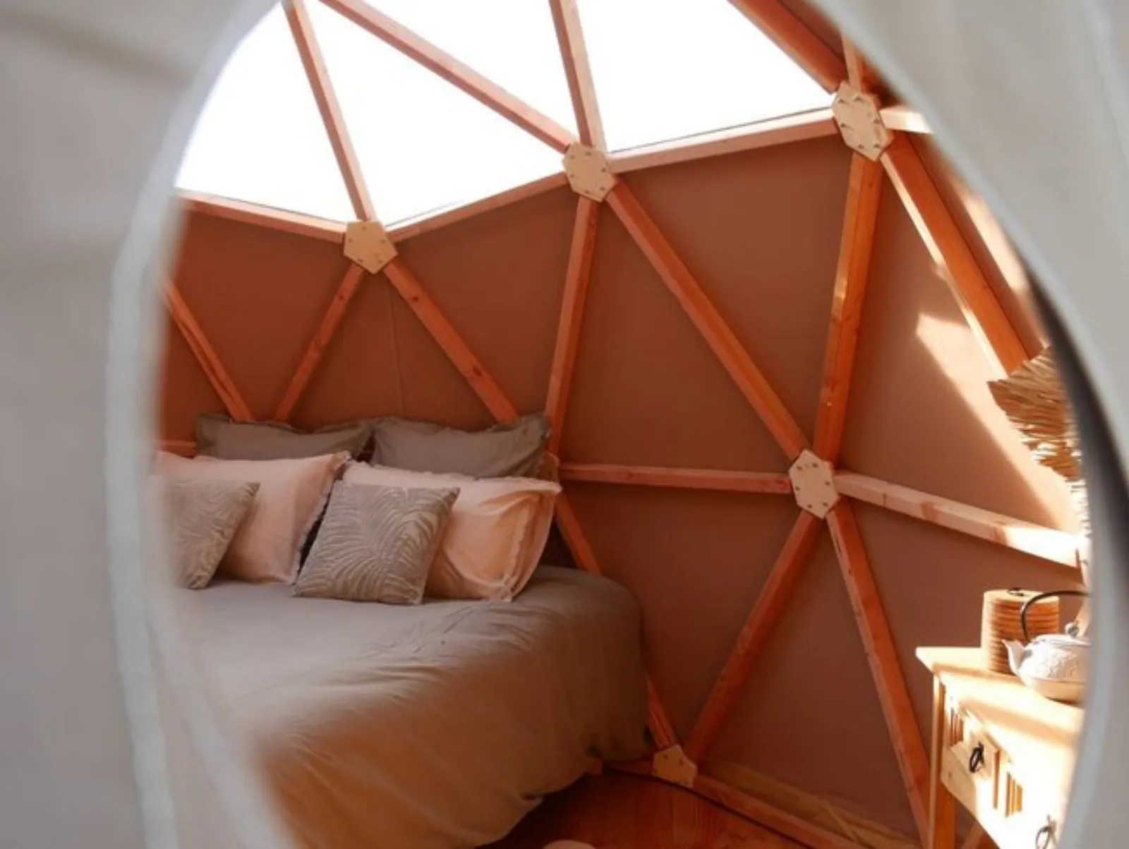 Chambre dôme sous les étoiles à Thiergeville