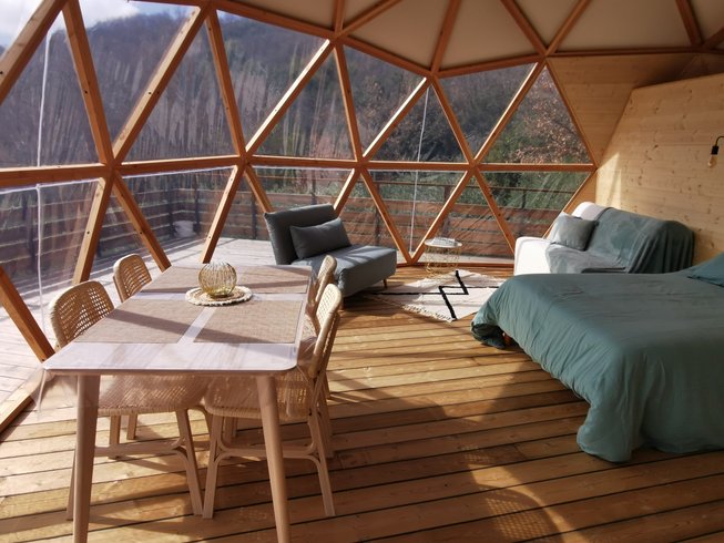 Intérieur dôme à Ansignan