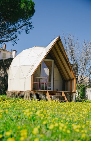 Ecolodge - Dôme en bois avec piscine & jardin : Dôme en Languedoc-Roussillon (Occitanie) – photo 8 sur 19