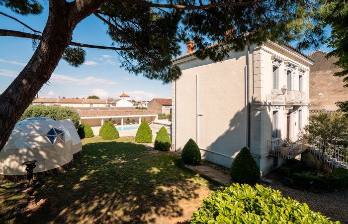 Ecolodge - Dôme en bois avec piscine & jardin : Dôme en Languedoc-Roussillon (Occitanie) – photo 16 sur 19