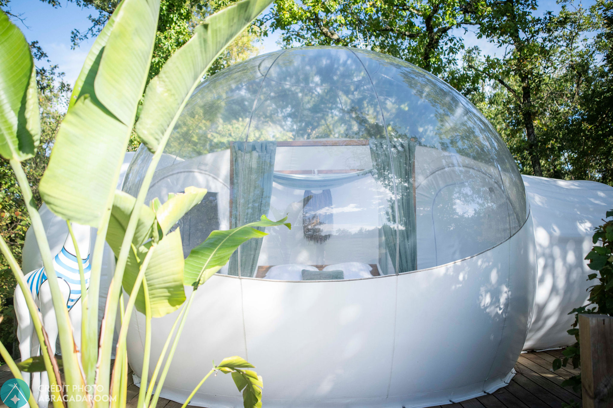 Chambre bulle sous les étoiles à Cahuzac-sur-Vère