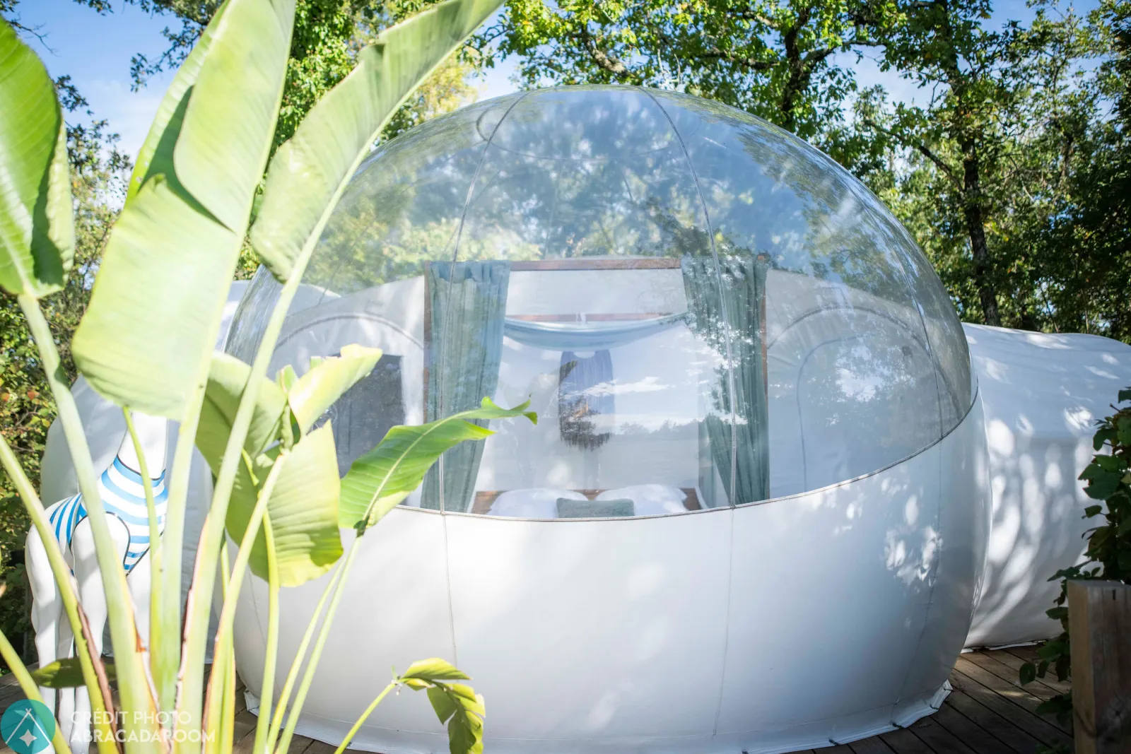 Chambre bulle sous les étoiles à Cahuzac-sur-Vère