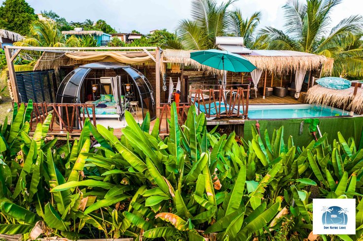 Intérieur dôme à Sainte Luce