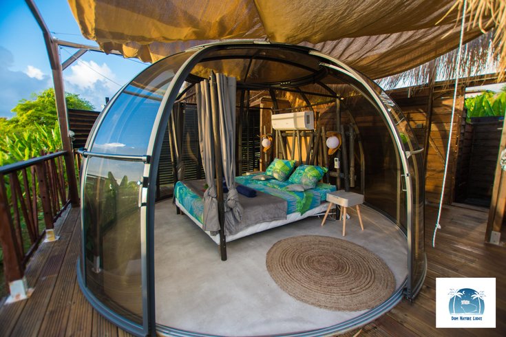 Chambre dôme sous les étoiles à Sainte Luce
