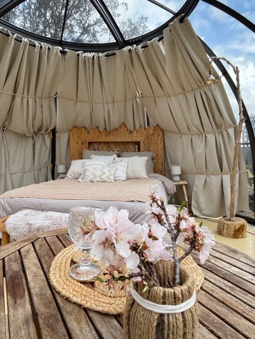 Dôme étoilé & Spa privatif : Dôme en Corse – cadre naturel Haute-Corse