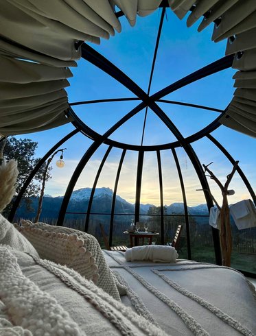 Chambre dôme sous les étoiles à Vallica