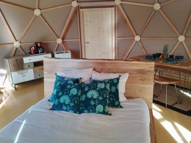 Dôme étoilé familial : Dôme en Rhône-Alpes (Auvergne-Rhône-Alpes) – cadre naturel Drôme