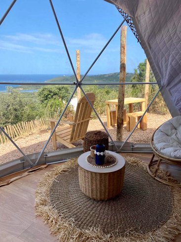 Équipements du dôme à Porto-Vecchio