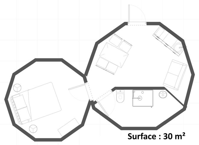 Double Dôme au bord d'un lac : Dôme en Auvergne (Auvergne-Rhône-Alpes) – photo 10 sur 39