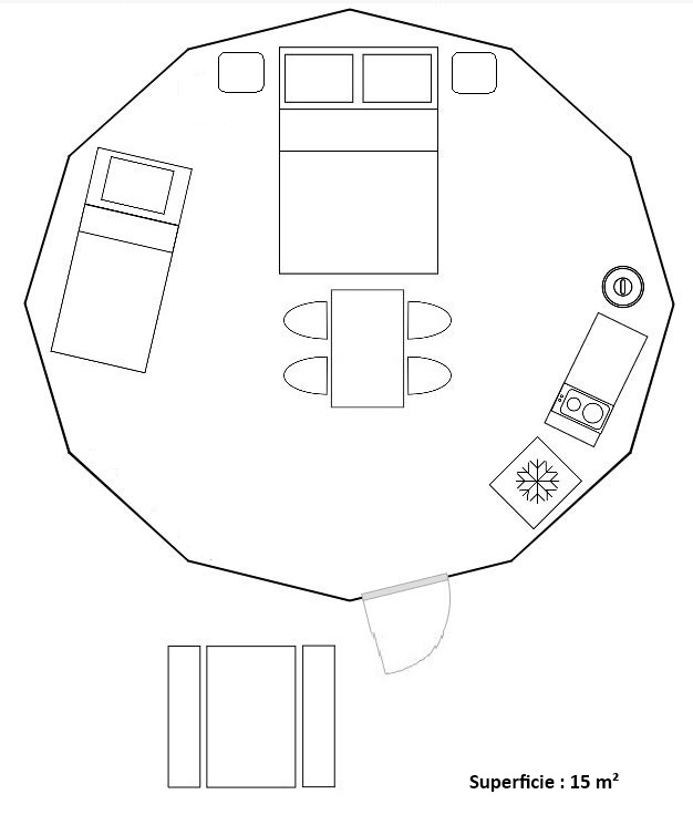 Cabane 'Noisette' au bord d'un lac – photo 9 sur 9