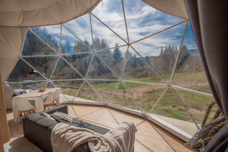 Intérieur dôme à Châtel-Montagne