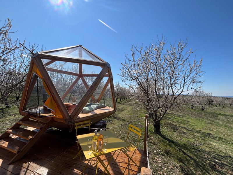 La bulle Ico : Dôme en Provence-Alpes-Côte d'Azur – dôme à Valensole, Alpes-de-Haute-Provence