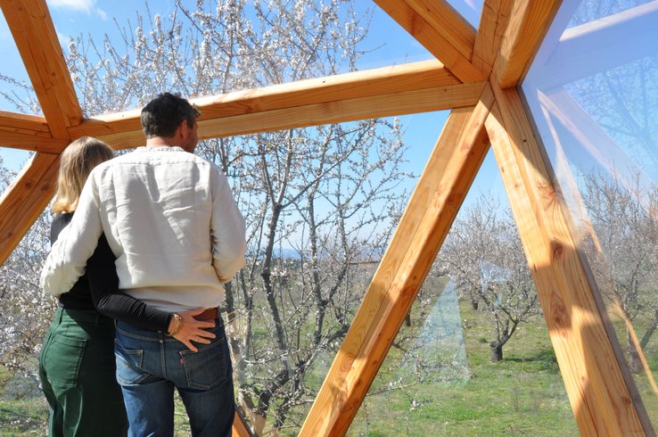 Intérieur dôme à Valensole