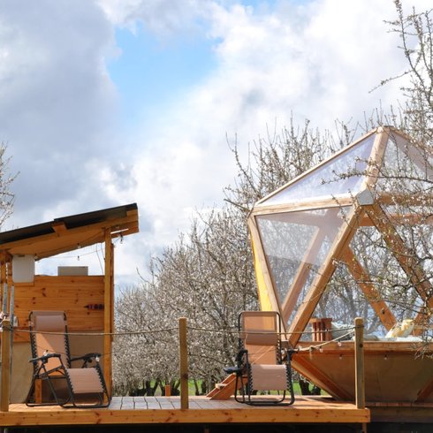 La bulle Ico : Dôme en Provence-Alpes-Côte d'Azur – cadre naturel Alpes-de-Haute-Provence