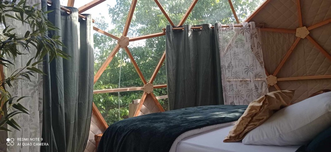 Chambre dôme sous les étoiles à Marcellus