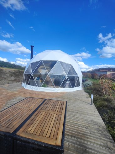 Intérieur dôme à Port-Sainte-Marie