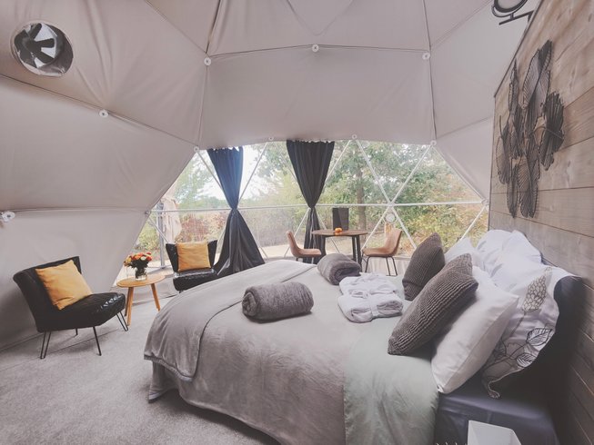 Intérieur dôme à Port-Sainte-Marie