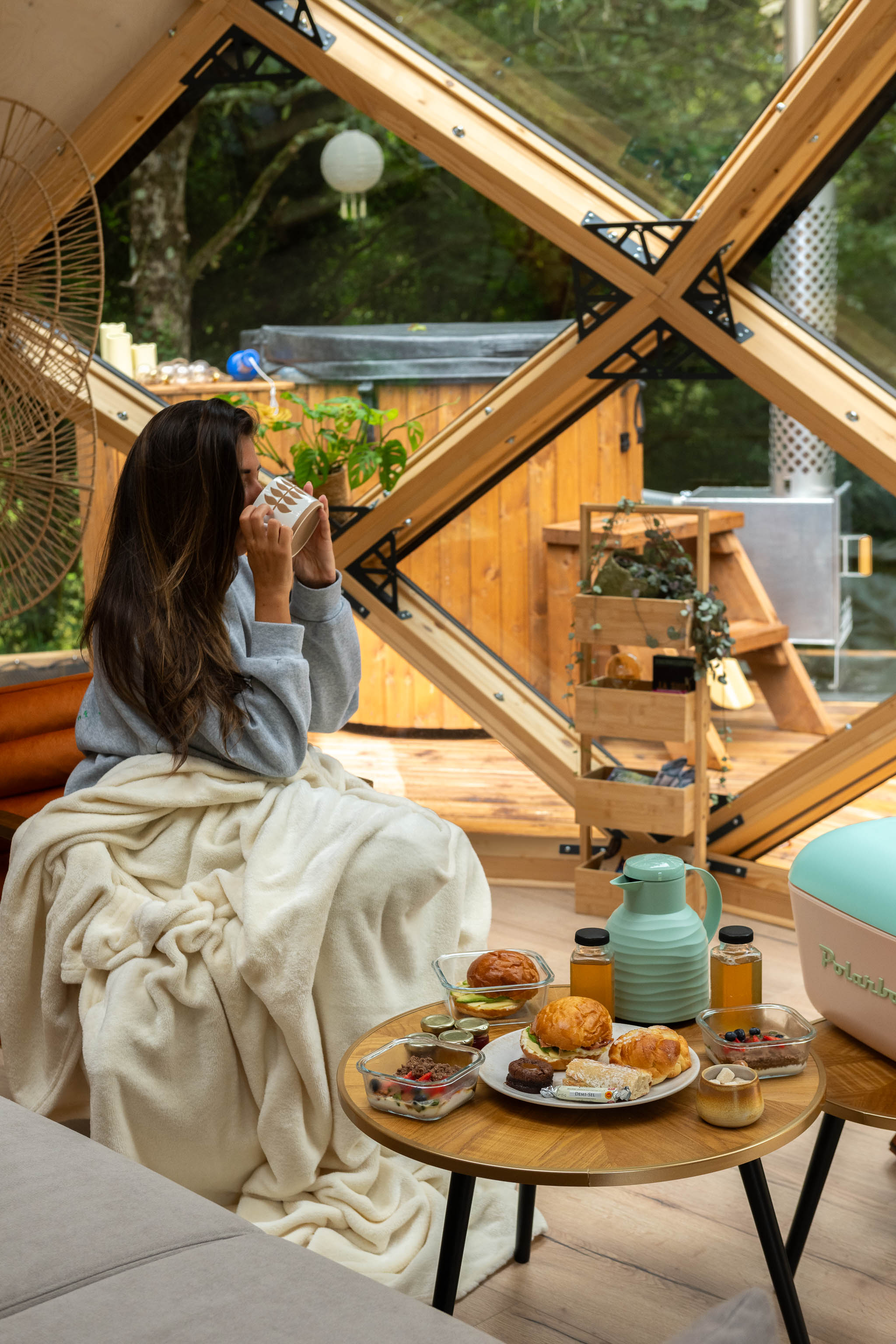 Le zome : Nuit sous les étoiles & spa privatif – cadre naturel Vendée