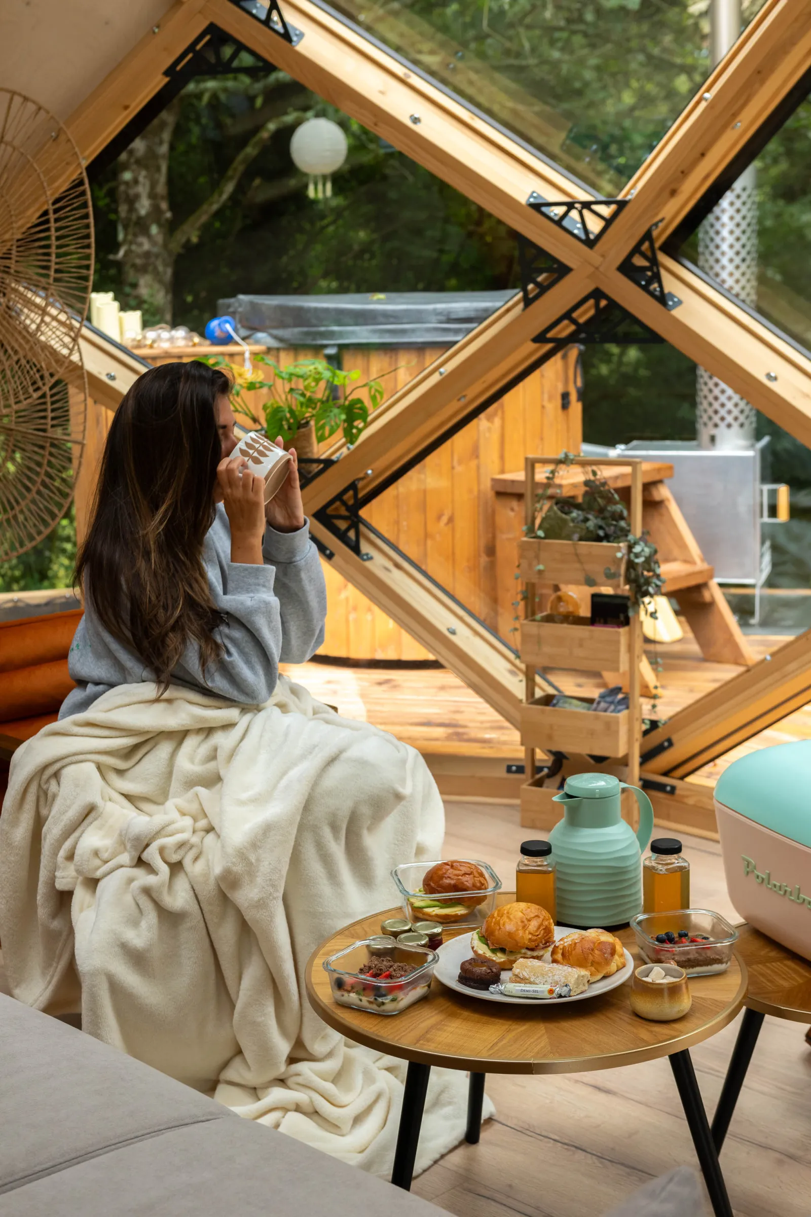 Le zome : Nuit sous les étoiles & spa privatif - cadre naturel Vendée