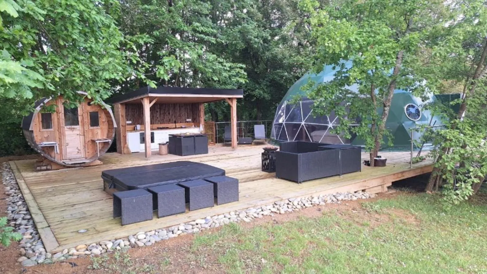 Dôme du Haut Béarn - suite dôme de 55 m² avec sauna (Monein, Pyrénées-Atlantiques) - photo 24 sur 28