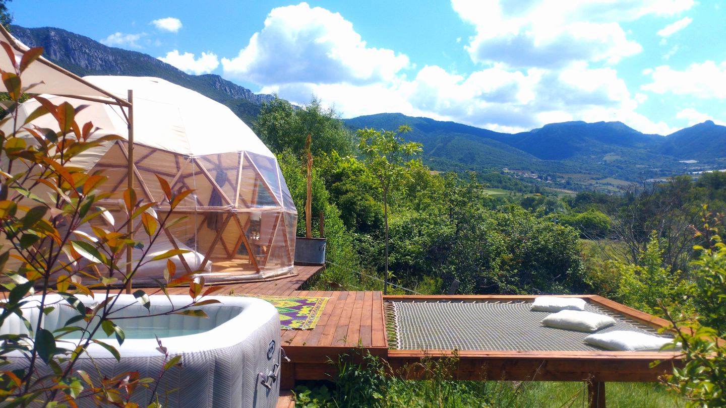 Dôme en Drôme Provençale – vue extérieure