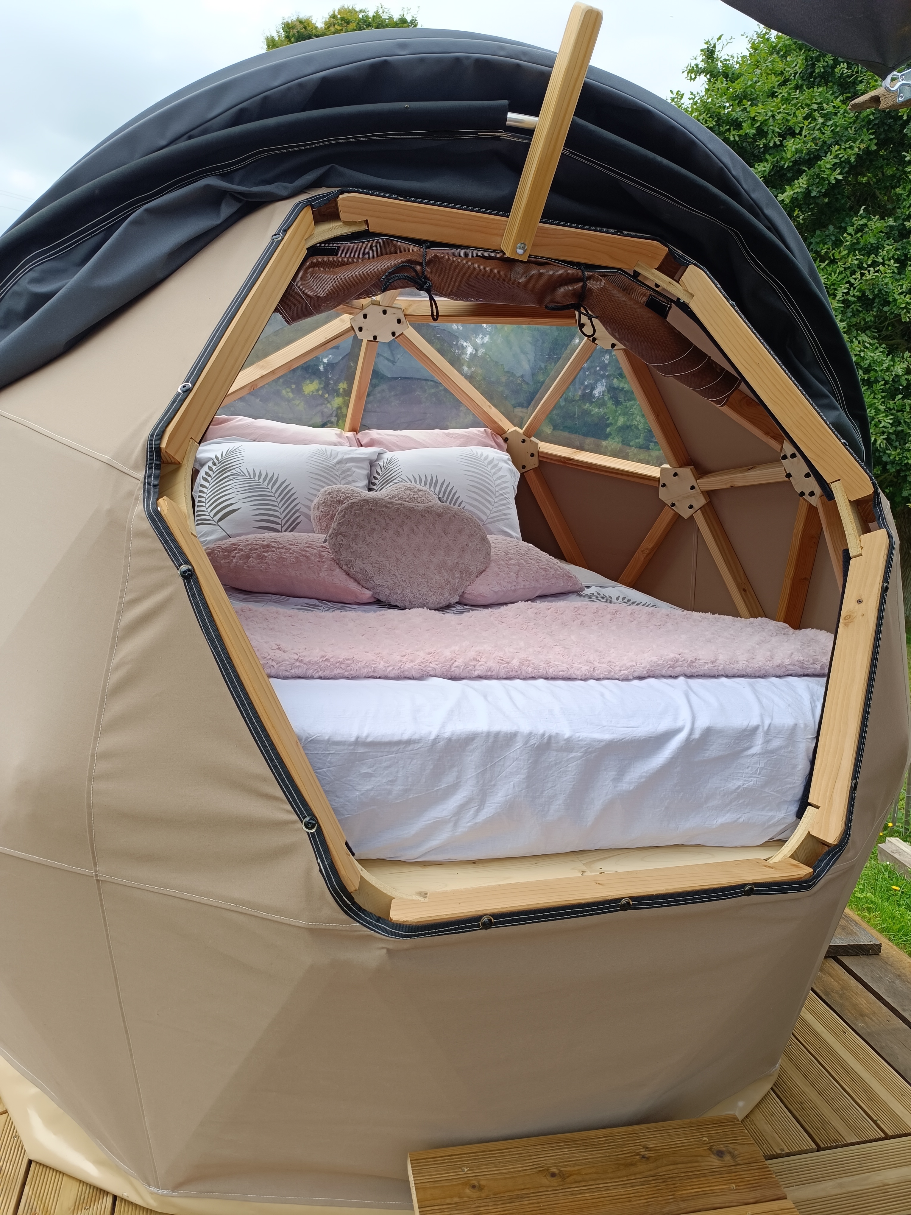 Chambre bulle sous les étoiles à Pléneuf-Val-André