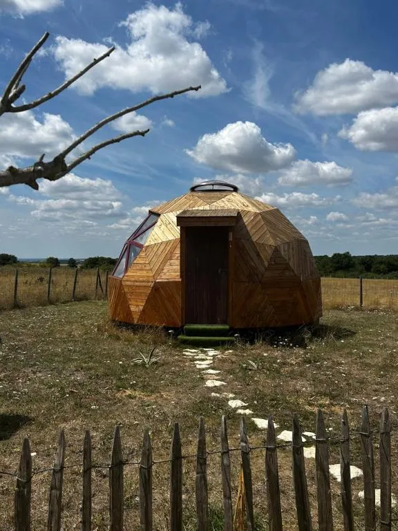 Dôme géodésique de Brie - Dôme avec jardin pour deux près d'Angoulême (Brie, Charente) - photo 6 sur 10