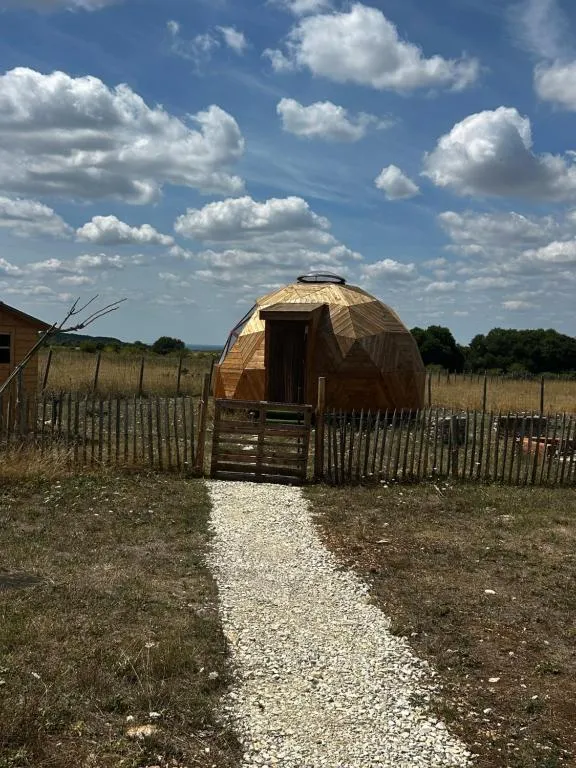 Dôme géodésique de Brie - Dôme avec jardin pour deux près d'Angoulême (Brie, Charente) - photo 7 sur 10