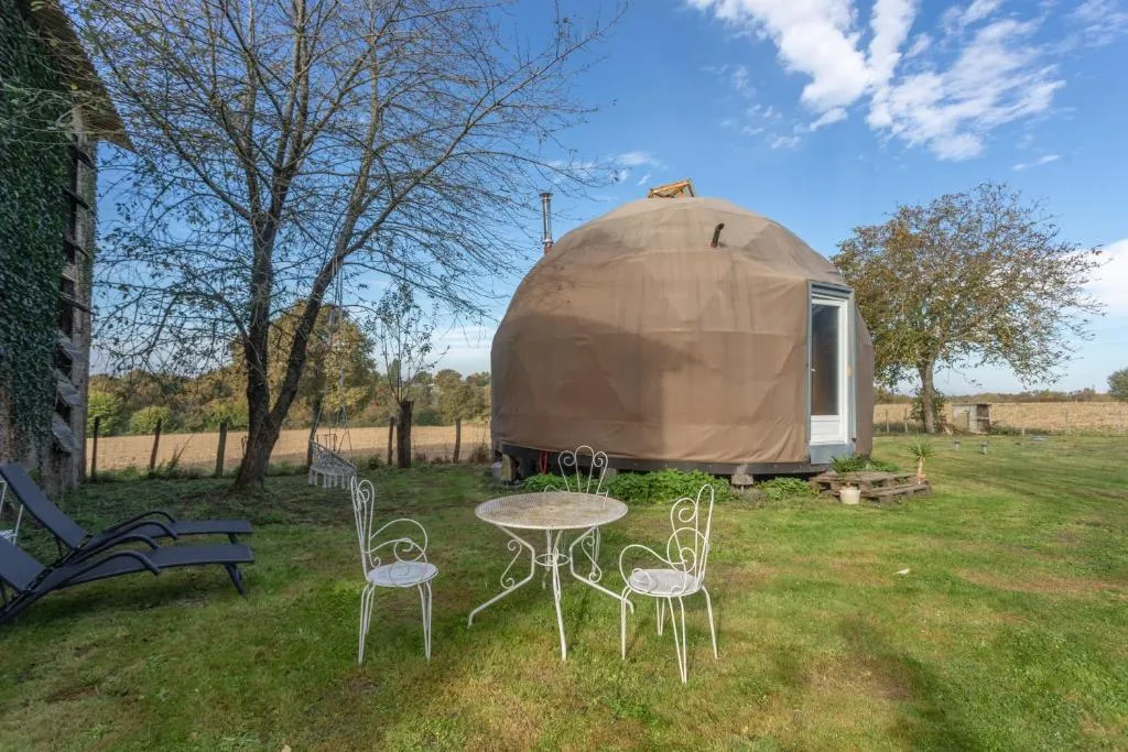 Dôme géodésique Insolite Confort - Dôme de 40 m² avec jardin près de Pau (Serres-Castet, Pyrénées-Atlantiques) - photo 18 sur 20