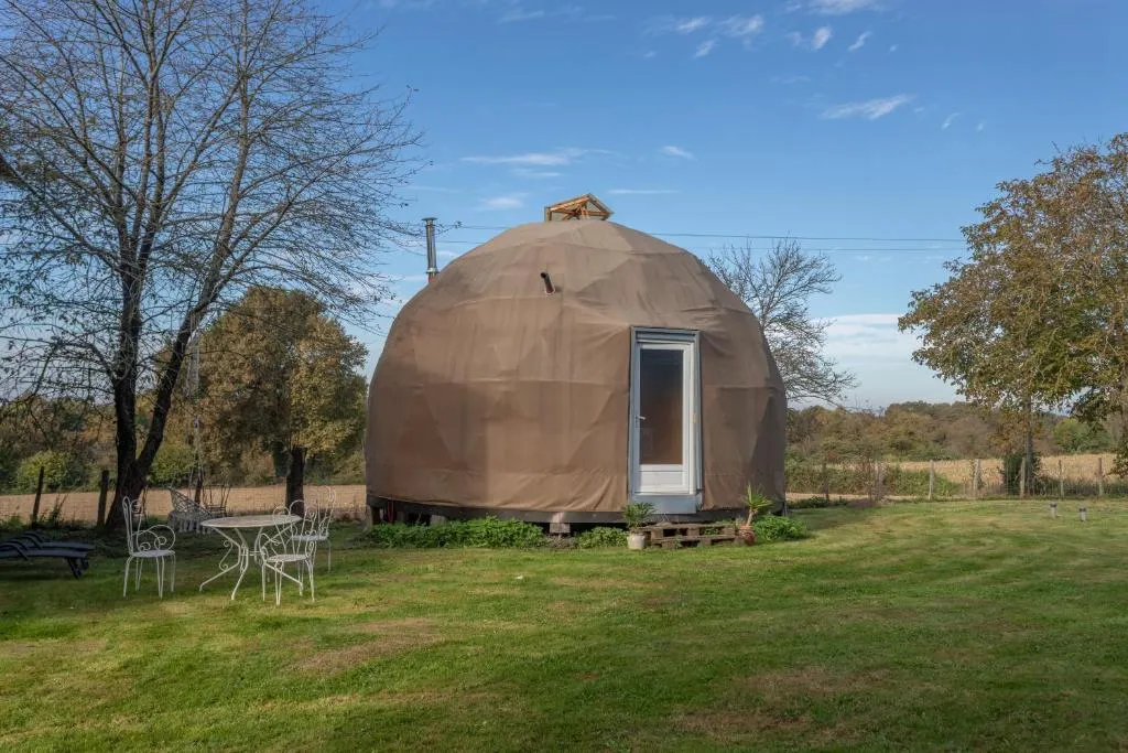 Dôme géodésique Insolite Confort - Dôme de 40 m² avec jardin près de Pau (Serres-Castet, Pyrénées-Atlantiques) - photo 19 sur 20