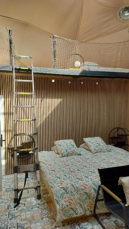Dôme Reinette - dôme géodésique et kitchenette dans les Vosges (Châtenois, Vosges) - photo 12 sur 12