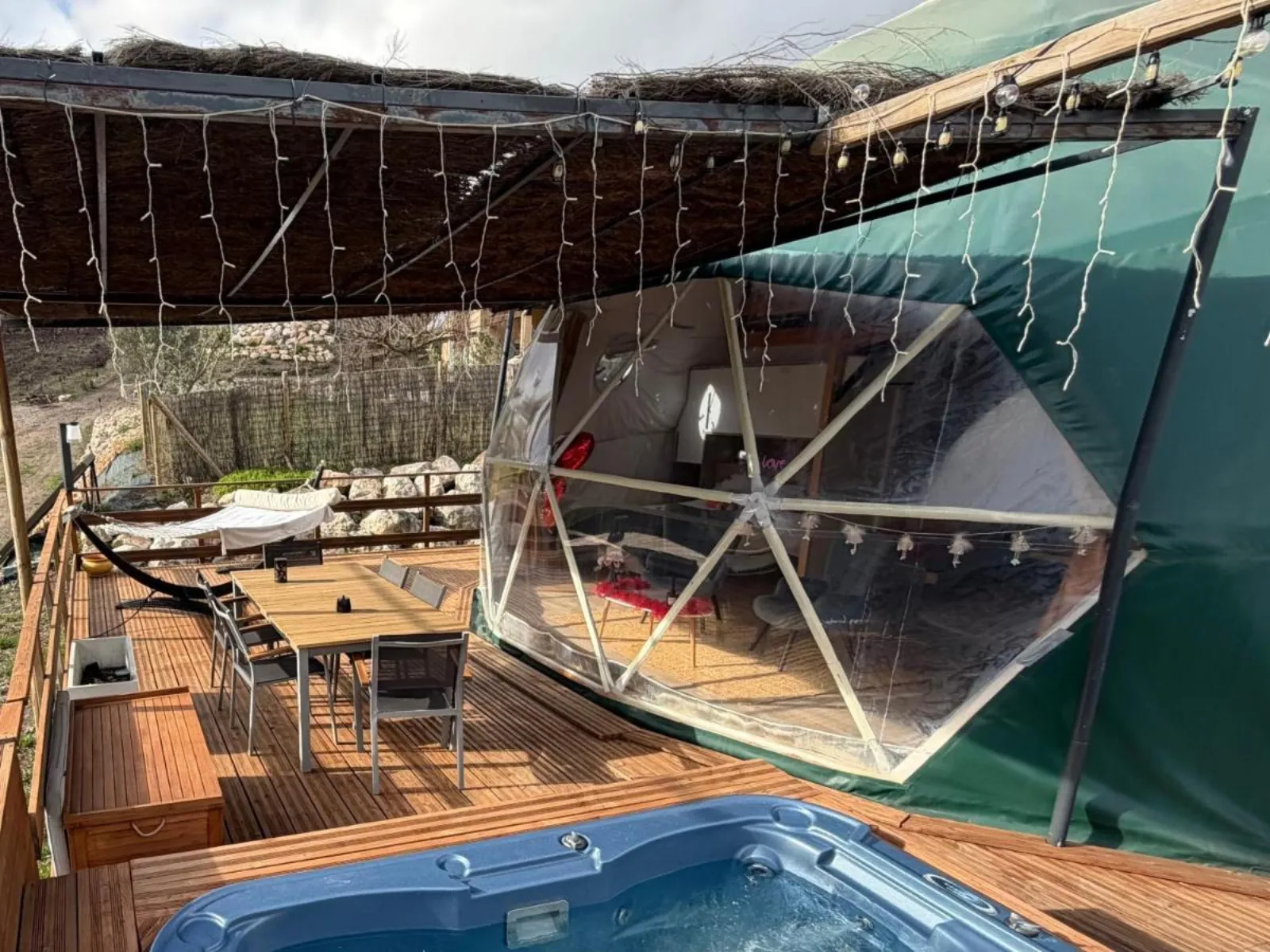 Bulle d'Amour - Dôme avec spa privatif dans les Corbières - bulle à Durban-Corbières, Aude