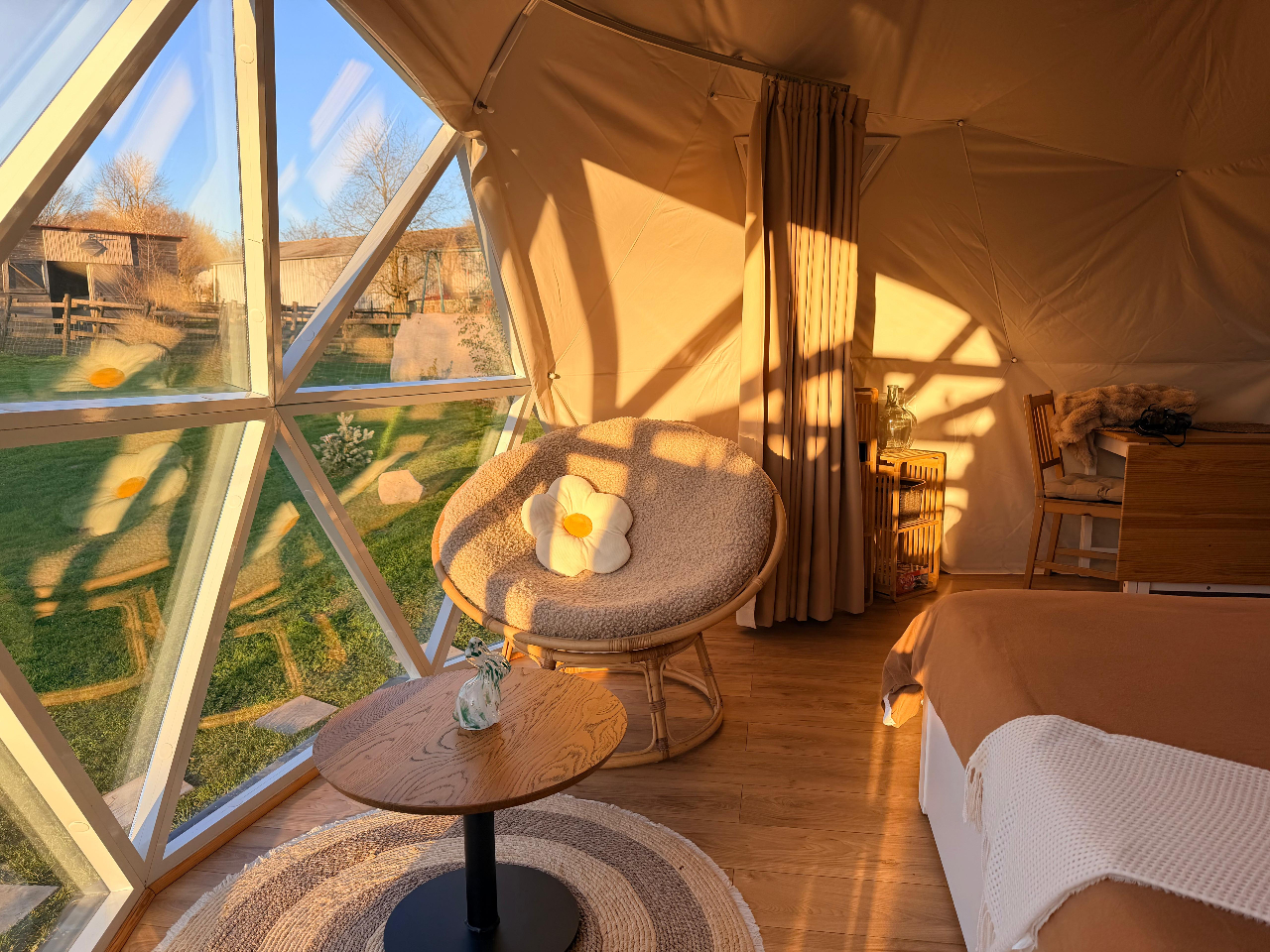Dôme Insolite * Jacuzzi * Cocooning * Vidéoprojecteur – photo 16 sur 26